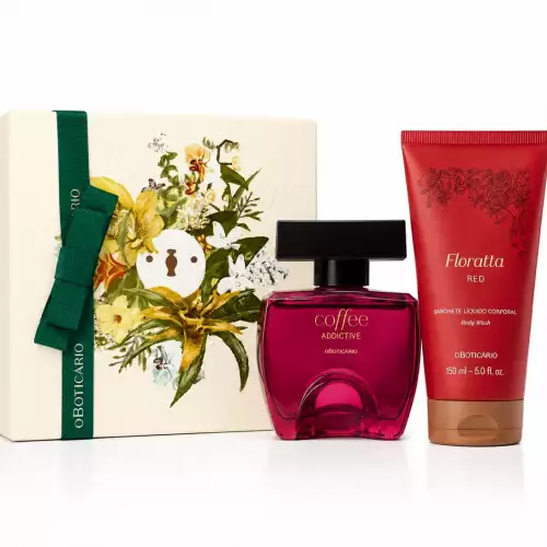 KIT COOFFE ADDICTIVE - Perfume + Jabón Líquido Corporal Floratta Red