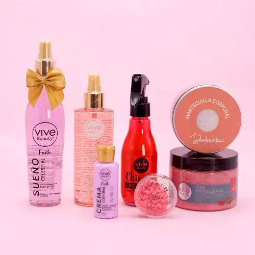 Kit Corporal Dulzura Rosa – 6 productos + bolso de regalo