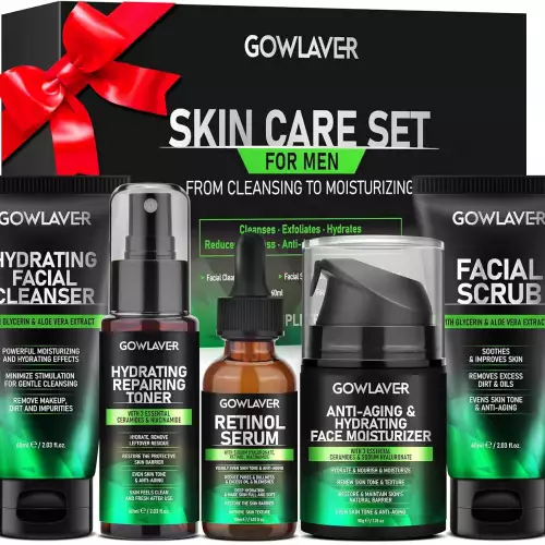 Kit de Cuidado Facial para Hombres - Regalo Perfecto para Papá