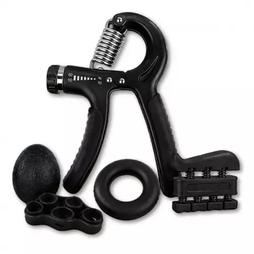 Kit Ejercitador De Mano Combo Hand Grip Fortalece Agarre Y Antebrazo