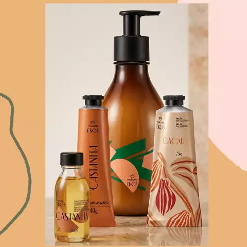 Kit hidratante corporal castaña 30 ml + pulpa manos 75 g