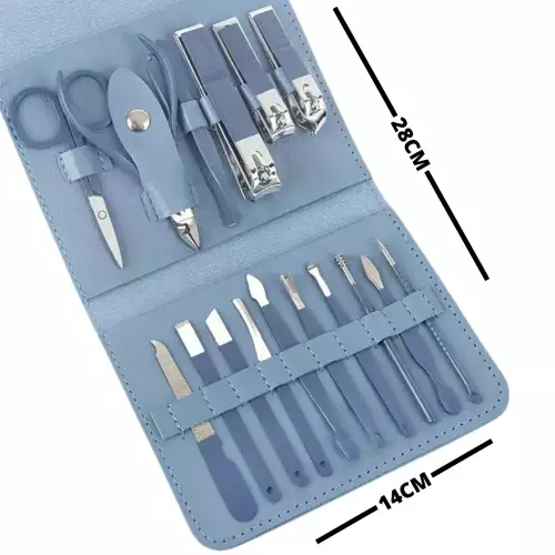 Kit Manicure Pedicure Facial Corta Cuticula Corta Uñas