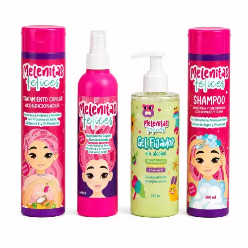 Kit Melenitas Felices X4