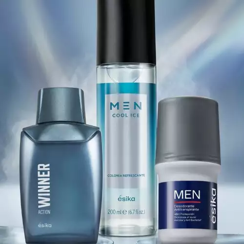 Kit perfume hombre Winner Action 100 ml con colonia