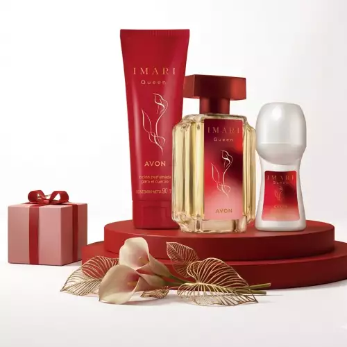 Kit perfume Imari Queen mujer 50 ml desodorante
