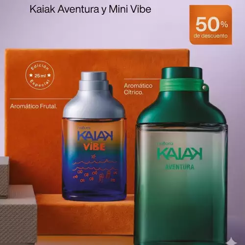 Kit perfume Kaiak Aventura hombre 100 ml Natura