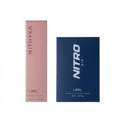 Kit perfume L'Bel para él y ella 150 ml combo