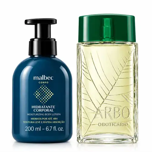 KIT REGALO HOMBRE  - Perfume Arbo + Crema Hidratante Corporal Malbec Intenso