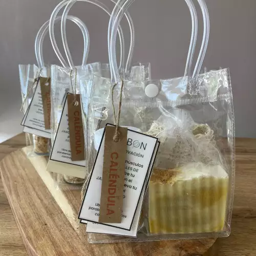 Kit regalo jabón caléndula y sales de baño