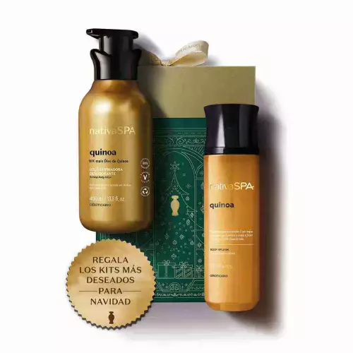 KIT REGALO MUJER QUINOA - NATIVA SPA - Crema Hidratante Corporal + Splash