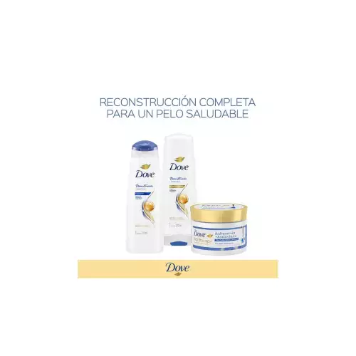 Kit Shampoo + Acondicionador + Tratamiento Dove Reconstrucción