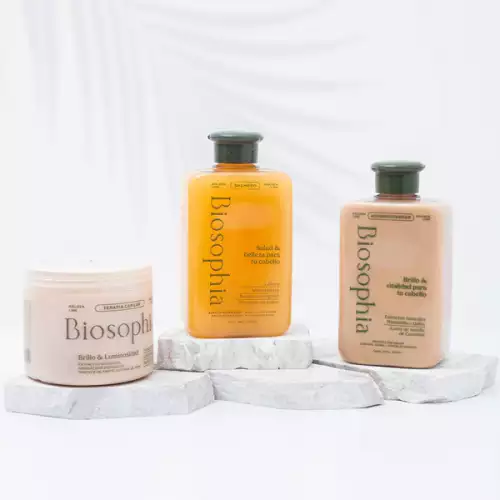 Kit shampoo acondicionador y terapia capilar con keratina