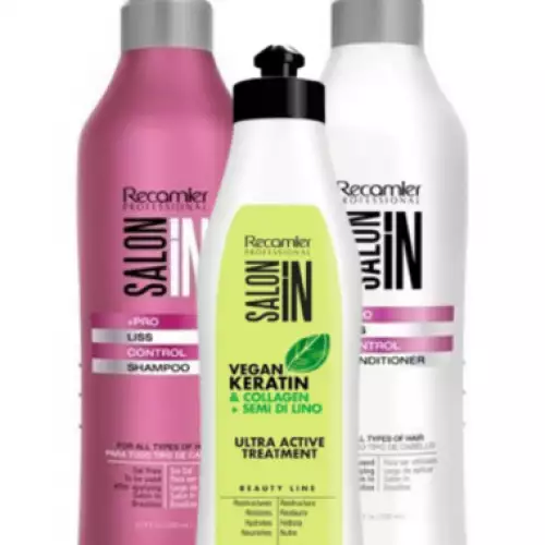 Kit shampoo acondicionador y tratamiento keratina vegana