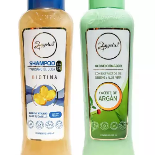 Kit shampoo gusano de seda y acondicionador 500 ml