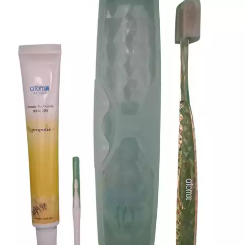 Kit viajero higiene dental con crema y cepillos