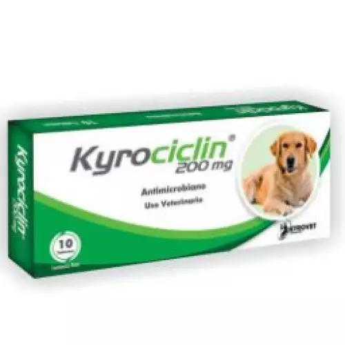 KYROCICLIN 200 MG (ANTIBIOTICO) PERRO X 10 TAB