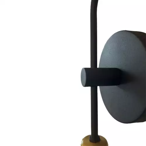 Lámpara Aplique Decorativo de 2 Luces AP Bonao con Cuadrante Central de Aluminio