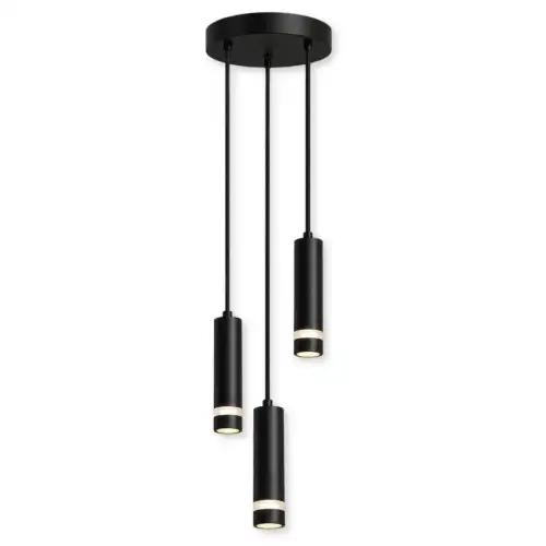 Lámpara Colgante Decorativa De 3 Luces Estructura Moderna Y Acabados Elegantes