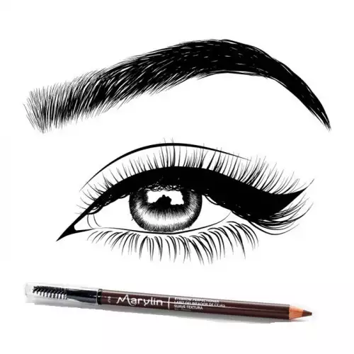 Lápiz de cejas efecto tattoo natural resistente agua