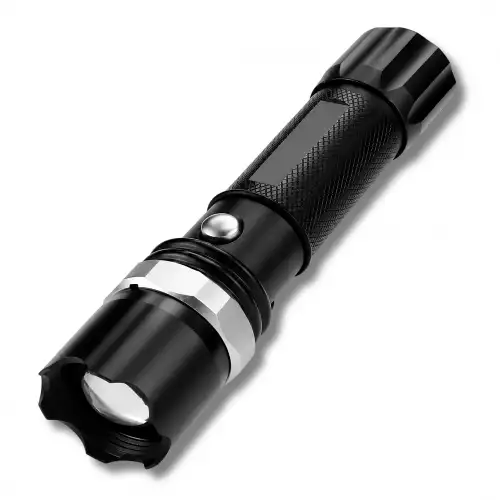 Linterna Táctica Swat Led Metálica Recargable De Alta Potencia