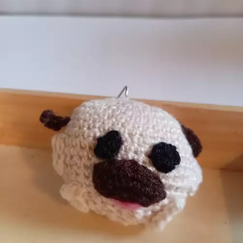 Llavero perro pug
