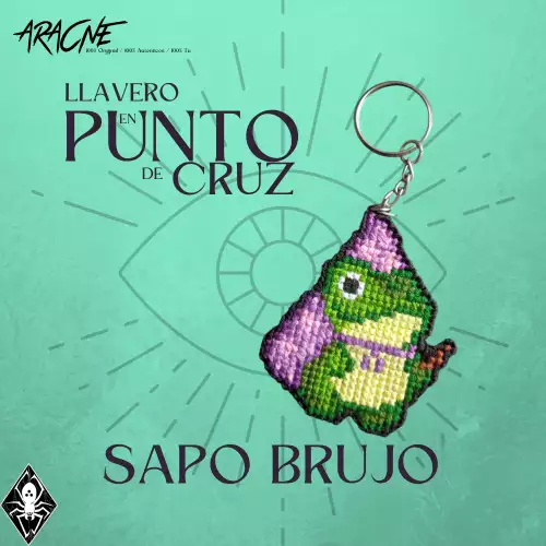 LLAVERO SAPO BRUJO