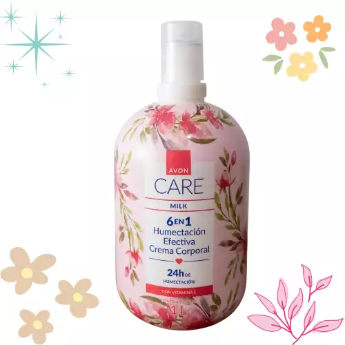 Loción corporal Avon Care Milk 1 L con vitamina E