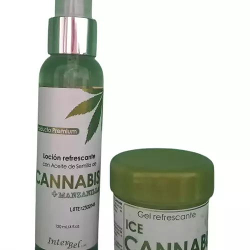 Loción y Gel Refrescante con Aceite de Semilla de C Sativa