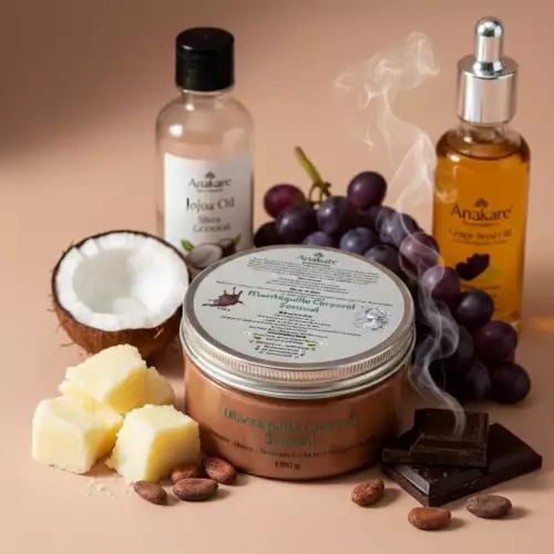 Mantequilla corporal con glitter aroma a chocolate sensual