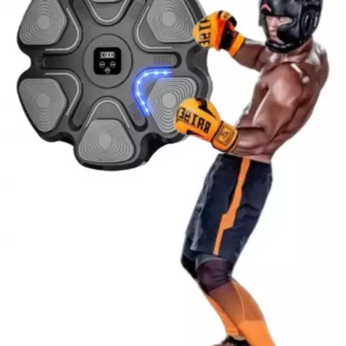 Máquina de boxeo musical con Bluetooth luces y guantes