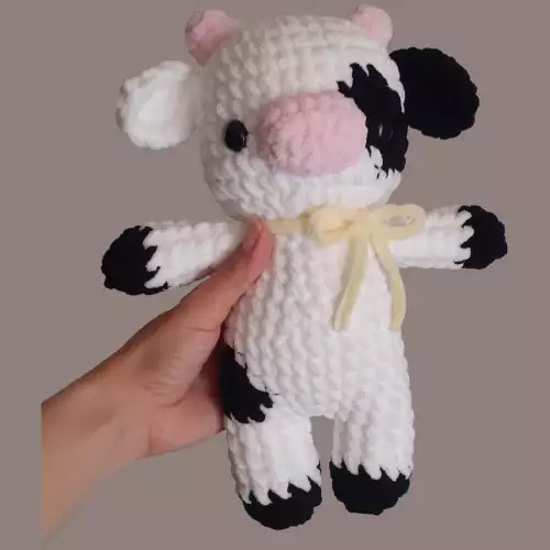 Mariposa Holstein Vaquita tejida