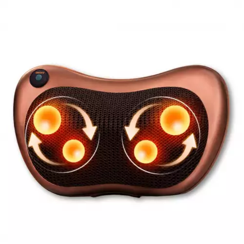 Masajeador Cuello Hombros Y Espalda Tipo Almohada Con Calor