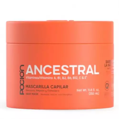 Mascarilla ancestral cabello procesado reestructurante