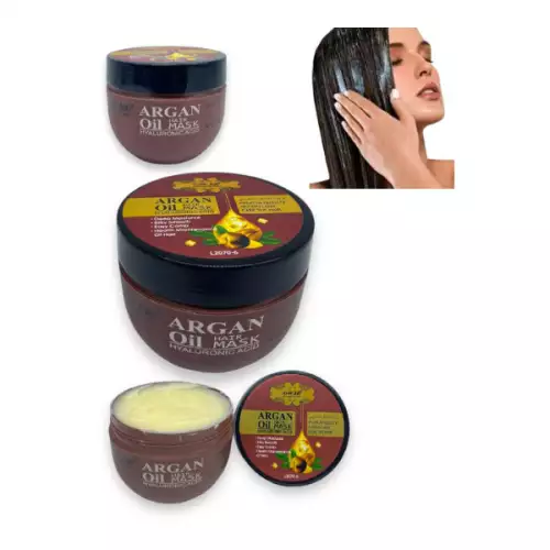 Mascarilla capilar aceite de argán cabello sedoso