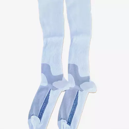 Medias de compresión blanca talla L-XL 38-43