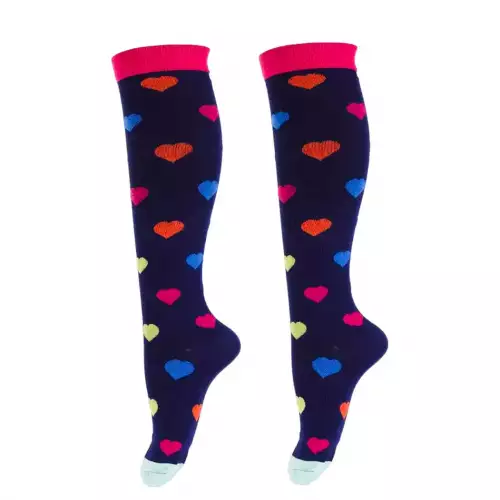 MEDIAS DE COMPRESION CORAZONES---S/M 34-38