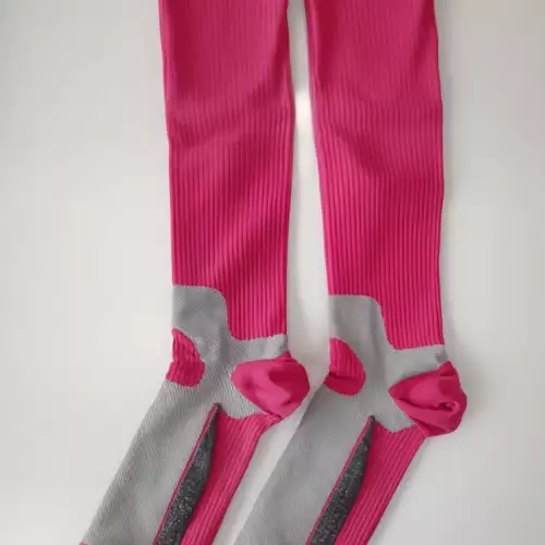 MEDIAS DE COMPRESION FUCSIA-GRIS---L-XL 38-43