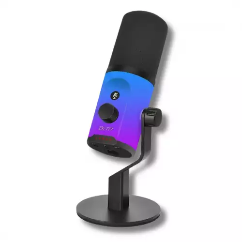 Micrófono De Escritorio Con Luces RGB Y Salida Dual USB/XLR Professional