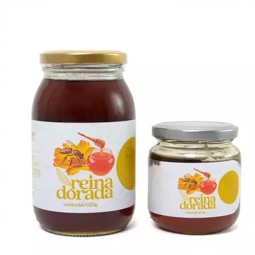 Miel de abejas pura y cruda-620g