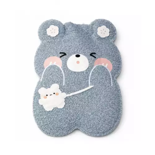 Mini Bolsa térmica 250ml osito gris para cólicos menstruales