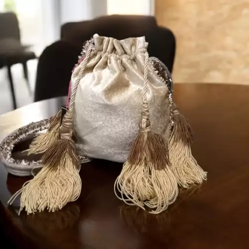 Mochila pequeña terciopelo