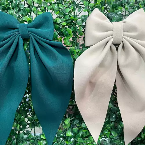Moño coquette con hebilla para mujer estilo romántico