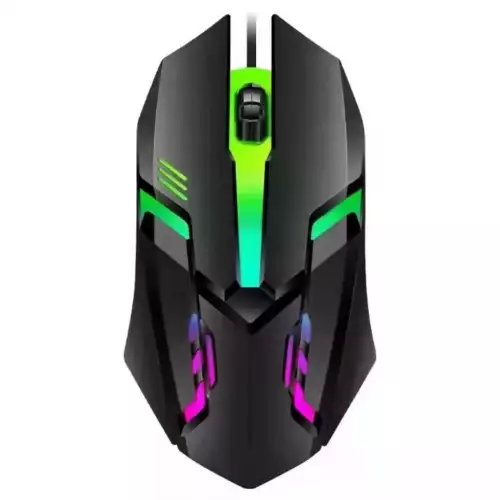 Mouse Alámbrico S28 LED Pro USB Estética Gamer