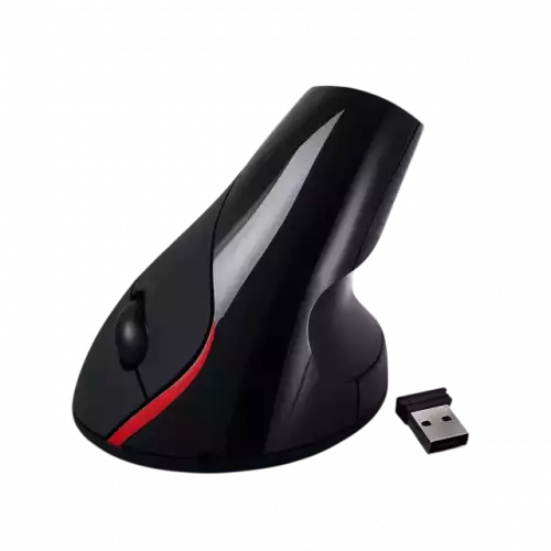 Mouse ergonómico vertical inalámbrico sensor óptico