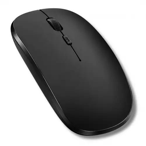 Mouse Inalámbrico Económico 4D Con Conexión Estable De 2.4 Ghz Y Diseño Ergonómico