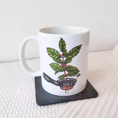 Mug cerámica 11 oz extracto café sublimado