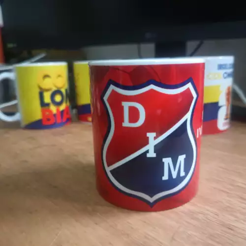 Mug Deportivo Independiente Medellín cerámica rojo