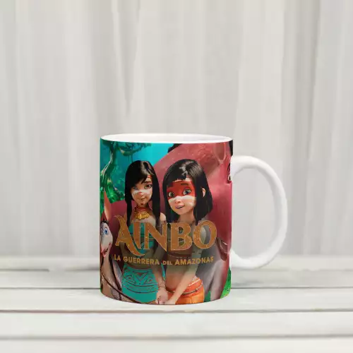 Mug Pocillo Personalizado Ainbo la guerrera del amazonas