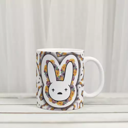 Mug Pocillo Personalizado Bad Bunny