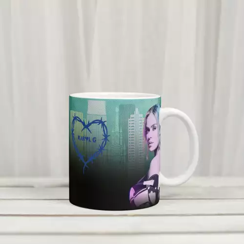 Mug Pocillo Personalizado Karol G